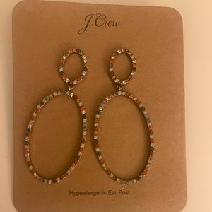 *NWT* JCrew colorful jeweled earrings